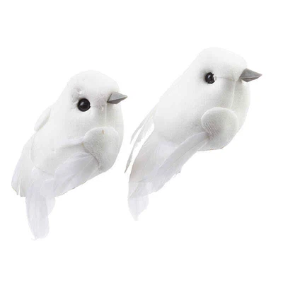 $13.20 • Buy Mini White Dove Mushroom Birds | 6 Pieces