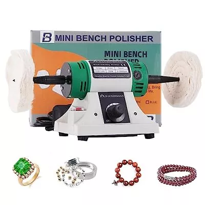 BAOSHISHAN Bench Polisher Polishing Machine Lathe Sander Grinder Buffing Motor • £71.25