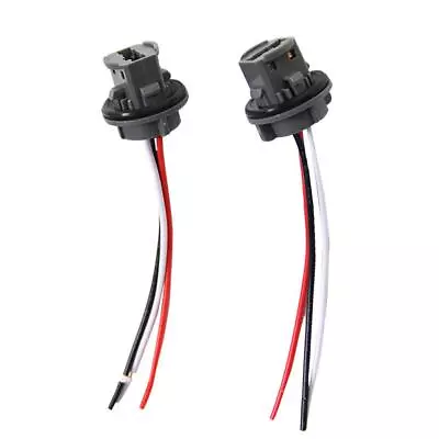 2pcs T20 7443 Car Bulb Holder Lamp Socket Adapter Auto LED Side Light Connector • £4.55