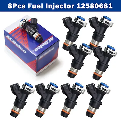 8Pcs Fuel Injector 12580681 For 04-10 Chevy GMC 4.8 5.3 6.0 6.2 217-1621 • $40.12