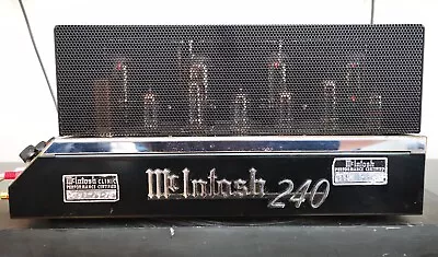 McIntosh MC240 Vacuum Tube Power Amplifier S/N 8**D8 (Serviced & Restored) • $5662.50