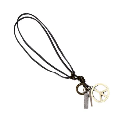  Necklace For Men Chain Peace Sign Meaningful Unique Vintage • $5.85