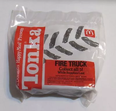 Tonka McDonalds Happy Meal Fire Truck 1992 New In Package Red With White Ladder • $3.95