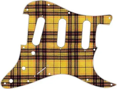 Stratocaster Pickguard Custom Fender SSS 11 Hole Guitar Strat Tartan Macleod • $59.40