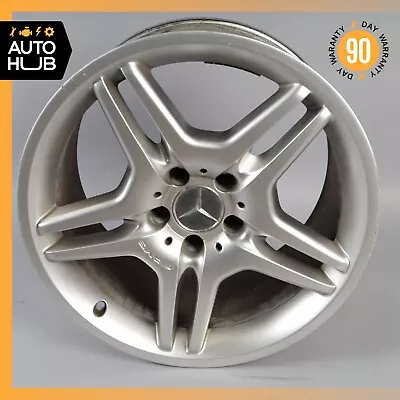 Mercedes R230 SL55 SL65 AMG 9.5 X R18 18  Rear Wheel Rim Silver 2304012902 OEM • $294.65