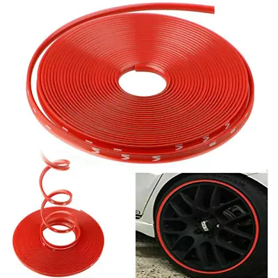 26FT Car Wheel Hub Rim Trim Tire Ring Guard Rubber Strip Protector Sticker NEW! • $5.49