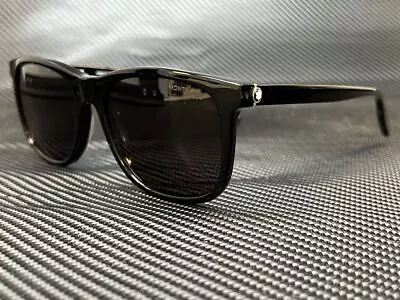 Mont Blanc MB0013S 001 Black Men's Authentic Sunglasses 56 Mm • $210.60