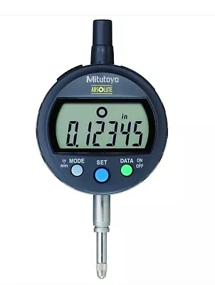 New Mitutoyo 0-0.5” / 0.00005” Absolute LCD Digital Digimatic Indicator Lug Back • $259.95