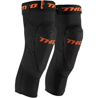 Thor Comp XP Black Knee Guards Motocross Dirt Bike Gear - Adult Size • $49.95