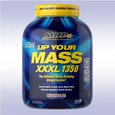 MHP UP YOUR MASS XXXL 1350 (6 LB) Whey Protein Weight Gainer Xpel Dark Matter • $52.95