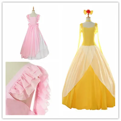 $55.20 • Buy Sailor Moon Princess Mars Saturn Jupiter Luna Gown Dress Cosplay Costume/