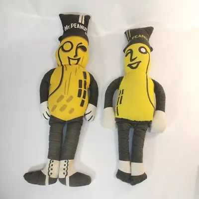 Mr Peanut 1960's Vintage Plush Lot Of (2) • $26.99