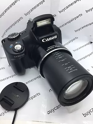 CANON POWERSHOT SX50 HS 50x OPTICAL ZOOM TILT LCD DIGITAL CAMERA GREAT CONDITION • $270