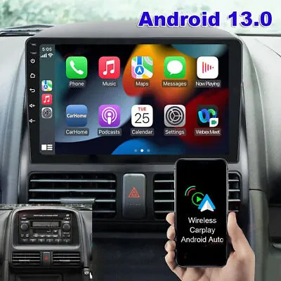 For Honda Crv-2 2002-2006 Android 13 Apple Carplay Car Stereo Radio Gps Wifi 32g • $104.14