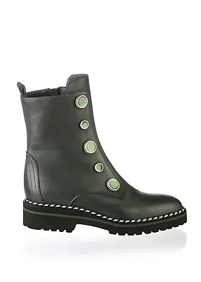 Authentic Marino Fabiani Italian Designer Bootie New Collection Green • $518.50