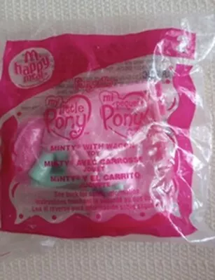 Mcdonald Toys - 2007 My Little Pony #2  Minty With Wagon  New Unopened  • $13.99