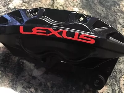 $5.50 • Buy Lexus Brake Caliper Vinyl Decal Sticker Curved - Set Of 2 -