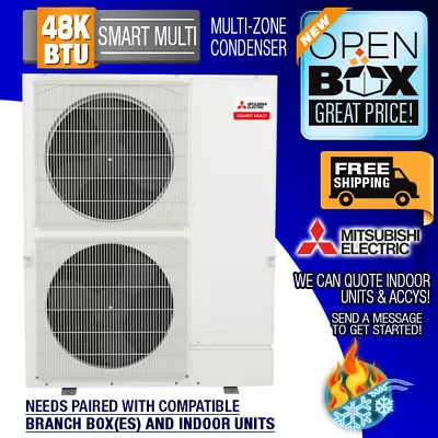 Mitsubishi 4 TON 23 SEER Heat Pump Condenser MXZ-SM48NAM Scratch & Dent • $3330