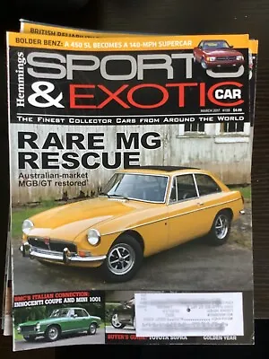 Hemmings Sports And Exotic Car Magazine Issue 139 March 2017 MGB • $5