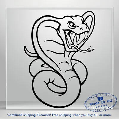 Snake Viper Decal Venom Cobra Truck Car Bumper Window Vinyl Sticker Rattlesnake • $3.90