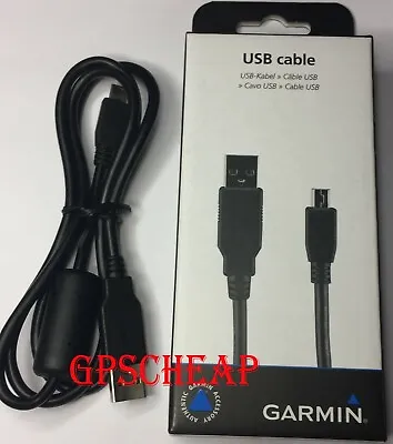 Genuine Garmin Handheld Device Mini USB Cable For DATA+MAP UPDATES 010-10723-01 • $21.79