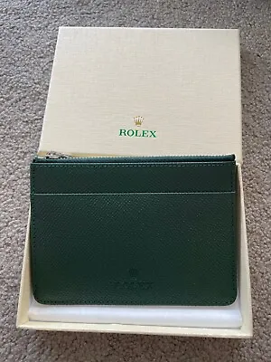 New In Box Authentic Rolex Cardholder Card Holder Card Purse Wallet • $130