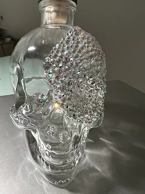 CRYSTAL HEAD VODKA Skull  Bottle 750ML Original Cork Phantom Design Crystals • $150