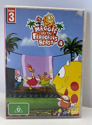 Maggie And The Ferocious Beast DVD Season 3 Volume 4 Children TV Series Tracked • $9.65