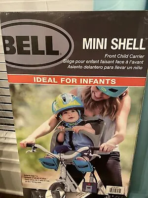 New Bell Mini Shell Front Child Carrier Bike Bicycle Seat Blue 33lbs • $64.99