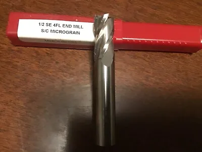 1/2  Solid Carbide 4 Flute End Mill • $20