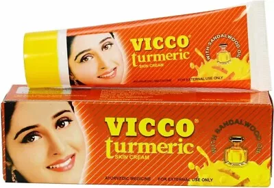 2 PC X 50 GM Vicco Turmeric Skin Cream For Fairness Scar Acne Pimples & Burns • $21.74