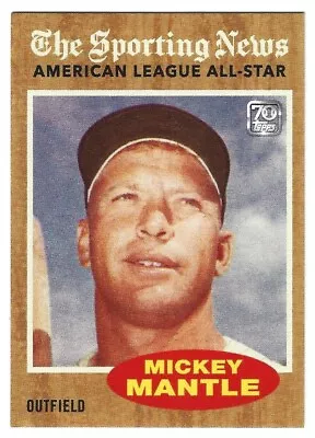 2021 Topps X Mickey Mantle Collection Sporting News 70th Anniversary #28 • $3.29