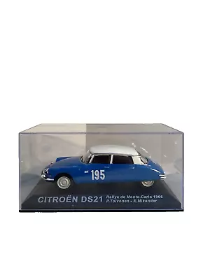 IXO DEAGOSTINI Rally Car Collection Citroen DS21 1/43 1966 Monte Carlo • £13.95