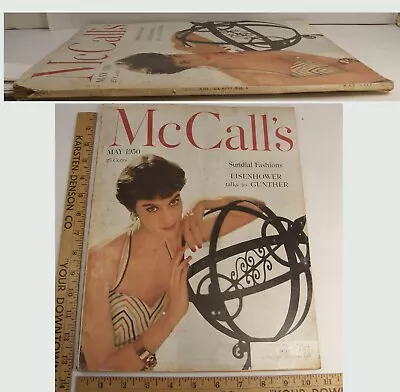 McCALL'S MAGAZINE MAY 1950 FASHION RECIPES FICTION CAKE DECORATING GARDENING • £20.27