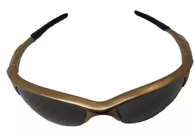 Oakley Flak Jacket Light Gold Frame Sunglasses With Black Lenses • $45.20