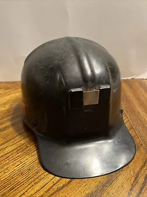 Vintage Made In Canada 1971 MSA Comfo Cap Miners Helmet Black Low Vein • $99.99