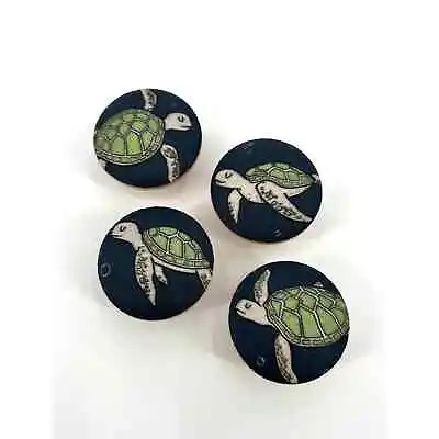 Sea Turtles Drawer Knob Pulls Handles Dresser Home Decor Nursery Kids Room • £11.58