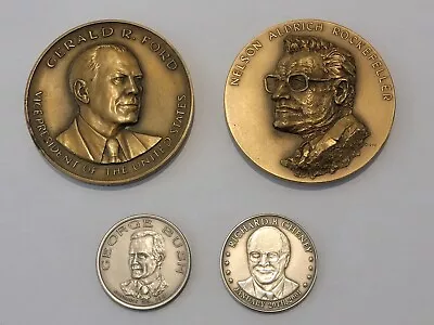 COMPLETE Official VICE PRESIDENT Inaugural 4 Medal Set - FordRockyBushCheney • £28.91