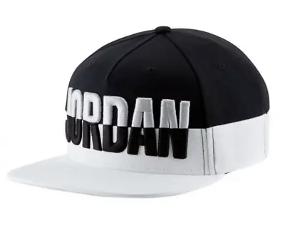 £34 • Buy Nike Air Pro Jordan Poolside Jumpman Cap Hat Cu6560-100 Black White Snapback