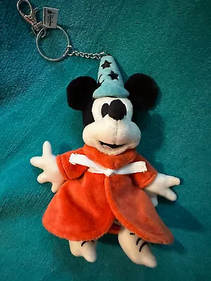 Disney Destination D23 Mickeys Of Glendale MOG Sorcerer Mickey Plush Keychain • $33