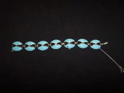 Costume Jewelry--Bracelet (Vintage) [ Baby / Powder Blue ] • $9.95