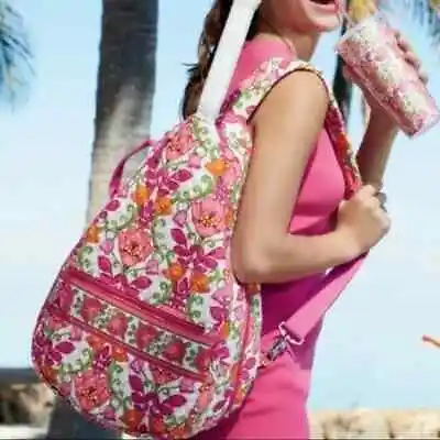 VERA BRADLEY Lilli Bell X-Large Sling Tennis Backpack • $45