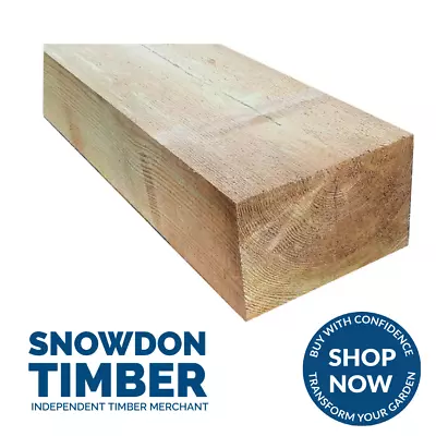 Treated Garden Pine Sleepers - 100mm X 150mm X 1.2M (4Ft) - *Free Delivery* • £27.50