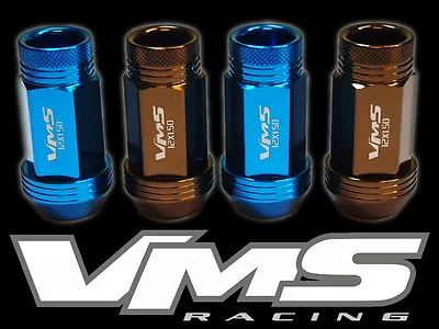 Vms 20 Chevy Corvette C4 C5 C6 C7 48mm Premium Lug Nuts 12x1.5 Blue Bronze Mix • $59.88