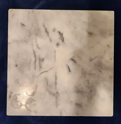 Kitchen Marble Cutting Board Dough Pastry Slab Cheese Charcuterie Board 12 X12'' • $43.99