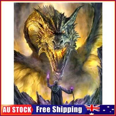 $11.39 • Buy 5D DIY Full Drill Diamond Painting Dragon Cross Stitch Embroidery Mosaic