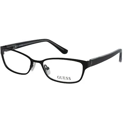 Guess Men's Eyeglasses Full Rim Matte Black Rectangular Shaped Frame GU2515 002 • $12.99