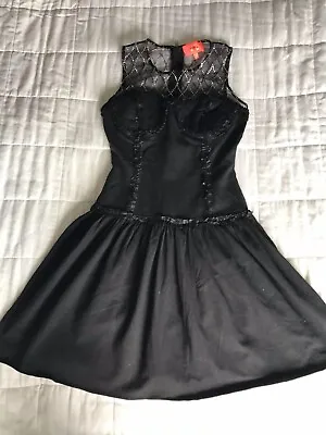 Womens Manoush Black Dress Size 8 • £5