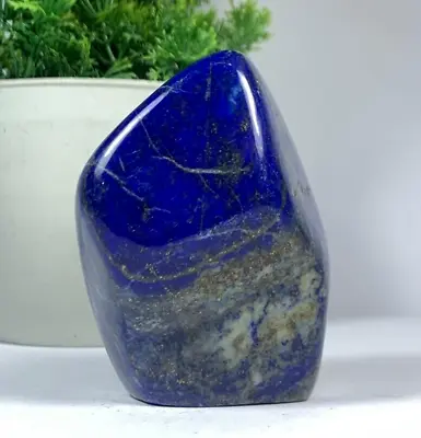 241Gram Lapis Lazuli Rough Freeform A+++ Polished  Slab Crystal From Afghanistan • $31.99