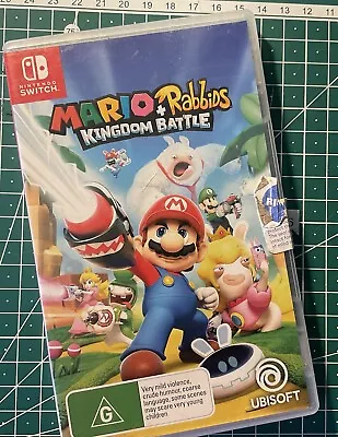 MARIO & RABBIDS KINGDOM BATTLE  Nintendo Switch Game - Free Postage • $35